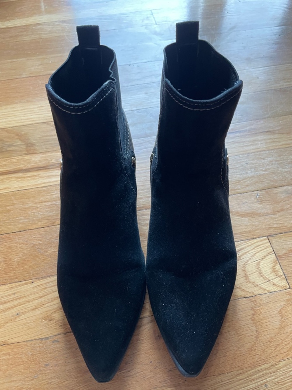 Liz Claiborne Barrington Women’s Black Pointed Toe Ankle Booties - Size 7.5M
